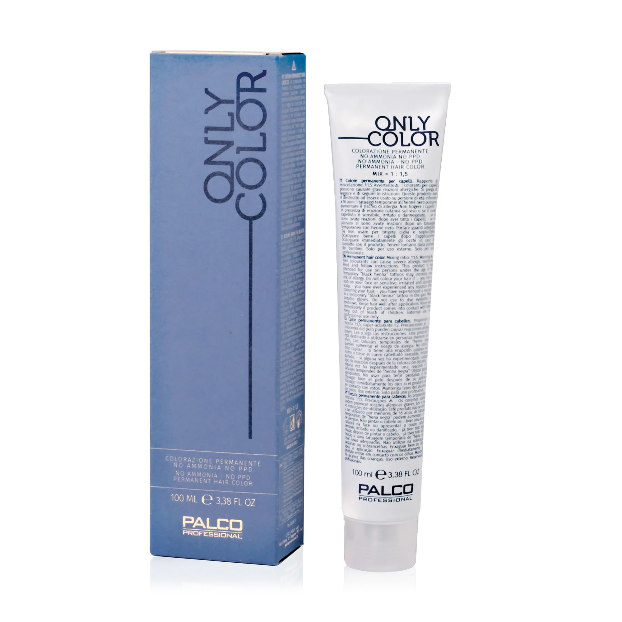Безаміачна крем-фарба для волосся Palco Professional Only Color 5.6 Світло-коричневий червоний, 100 мл